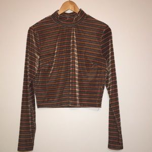 Forever 21 mock turtleneck, cropped